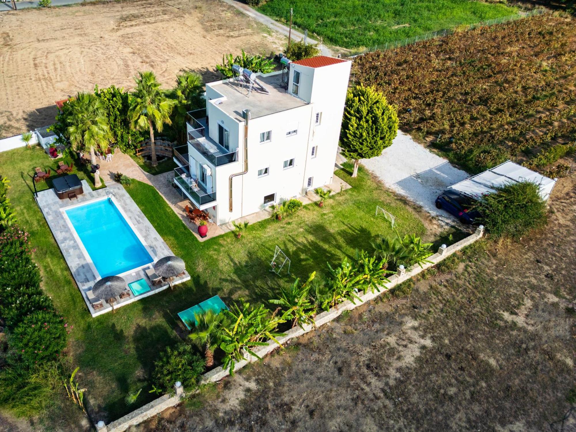 Martimi Apartments - 200M From Drapanias Beach - Pool - Hot Tub - Sauna - Bbq Kíssamos Buitenkant foto