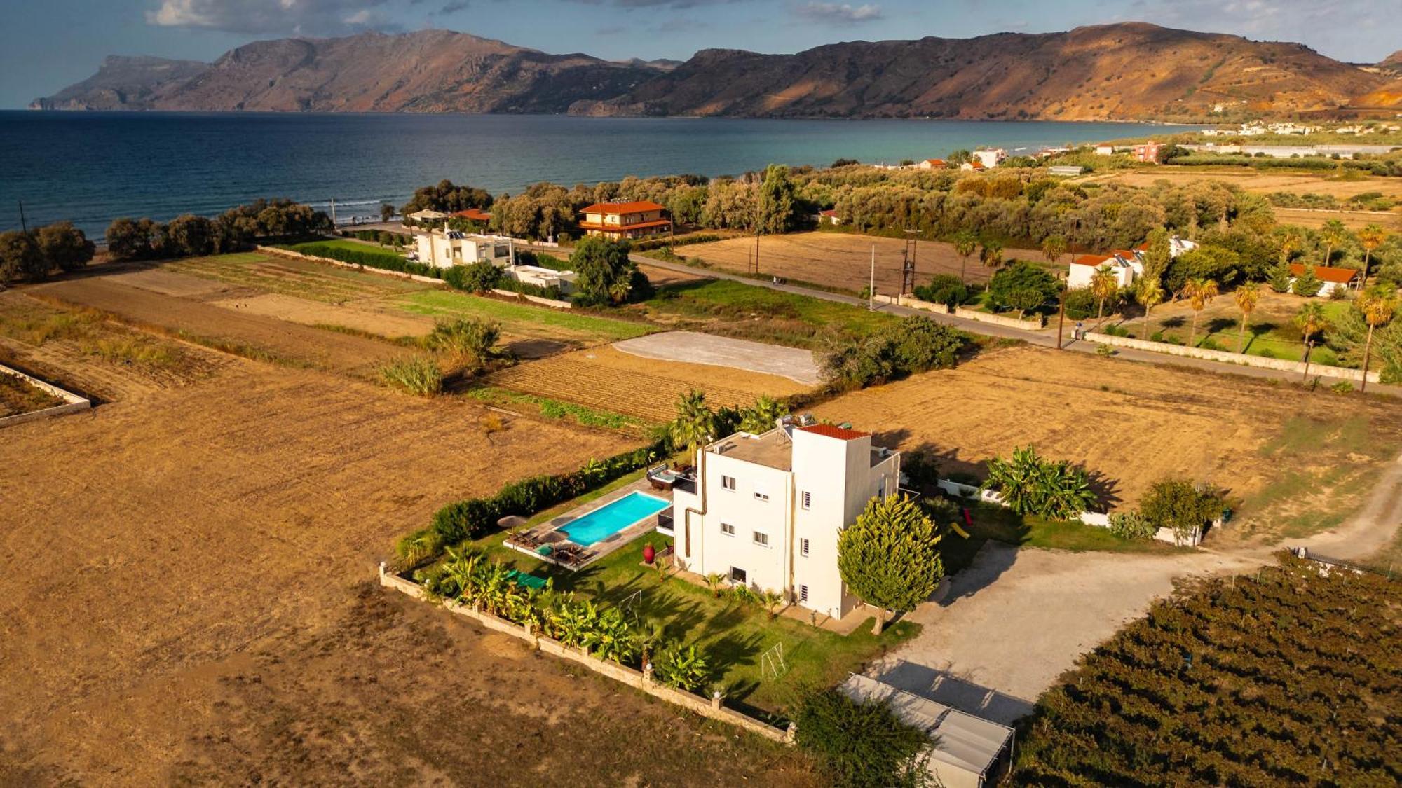 Martimi Apartments - 200M From Drapanias Beach - Pool - Hot Tub - Sauna - Bbq Kíssamos Buitenkant foto