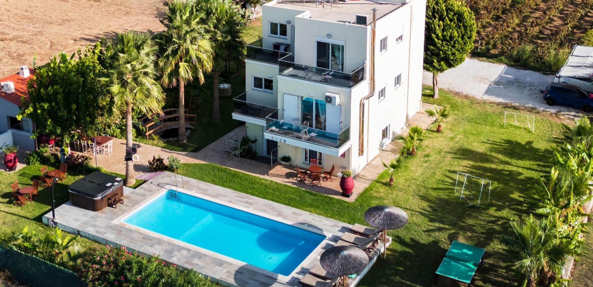Martimi Apartments - 200M From Drapanias Beach - Pool - Hot Tub - Sauna - Bbq Kíssamos Buitenkant foto