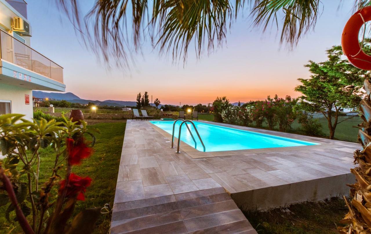 Martimi Apartments - 200M From Drapanias Beach - Pool - Hot Tub - Sauna - Bbq Kíssamos Buitenkant foto