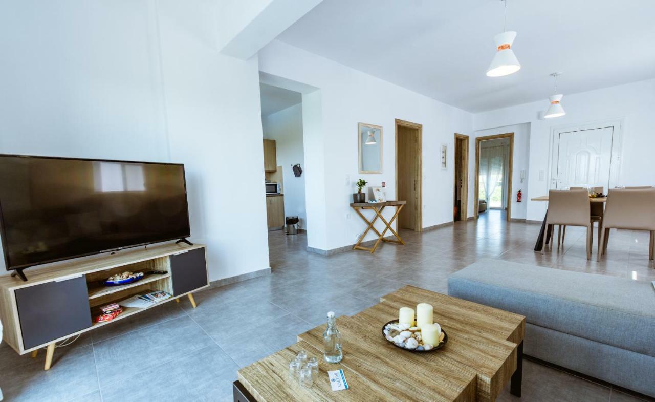 Martimi Apartments - 200M From Drapanias Beach - Pool - Hot Tub - Sauna - Bbq Kíssamos Buitenkant foto