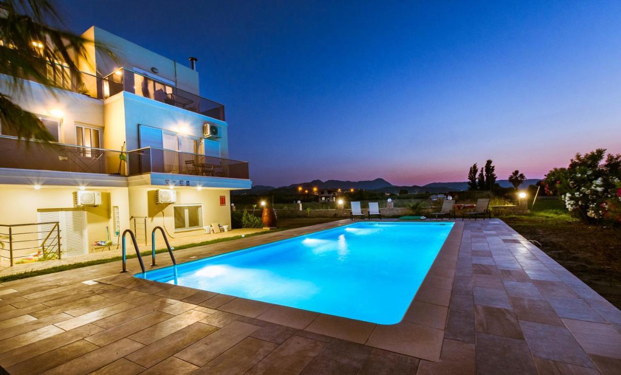 Martimi Apartments - 200M From Drapanias Beach - Pool - Hot Tub - Sauna - Bbq Kíssamos Buitenkant foto